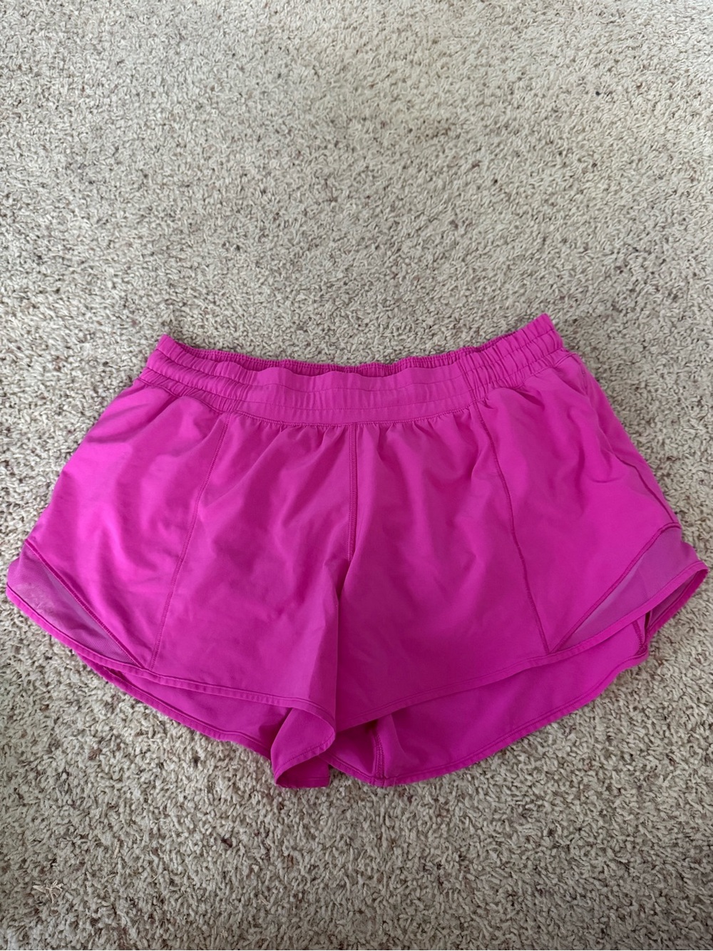 lululemon athletica Women's Hot Pink Running Shorts